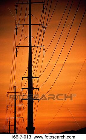 Stock Image - Electricity, Technology, Consumption, Power, Electrical, Electrical, Lines. Fotosearch