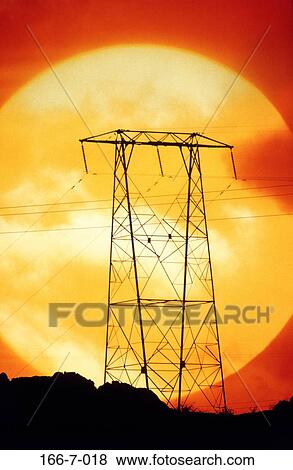 Stock Photo - Power, Lines, Wire, Consumption, Electricity, Pylon, Power. Fotosearch