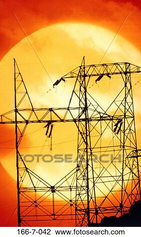 Tower, Power, Electrical, Energy, Sunrise, Sky, Power View Large Photo Image Stock Image - Tower, Power, Electrical, Energy, Sunrise, Sky, Power. Fotosearch