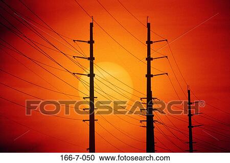 Wiring, Electric, Utility, Planet, Power, Sunrise, Power View Large Photo Image Stock Image - Wiring, Electric, Utility, Planet, Power, Sunrise, Power. Fotosearch
