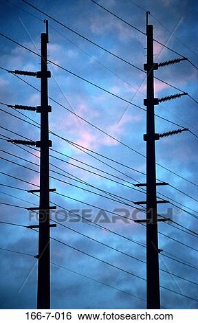 Stock Photograph - Wiring, Electrical, Lines, Power, Wire, Lines, Cloud. Fotosearch