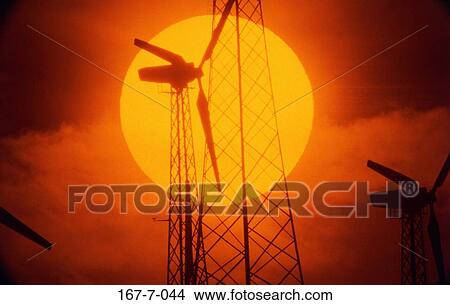 Industry, Power, Source, Wind, Sunrise, Energy, Wind View Large Photo Image Picture - Industry, Power, Source, Wind, Sunrise, Energy, Wind. Fotosearch
