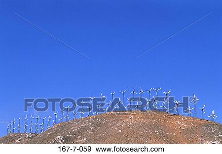 Resource, Power, Industry, Sky, Energy, Spinning, High View Large Photo Image Stock Photo - Resource, Power, Industry, Sky, Energy, Spinning, High. Fotosearch