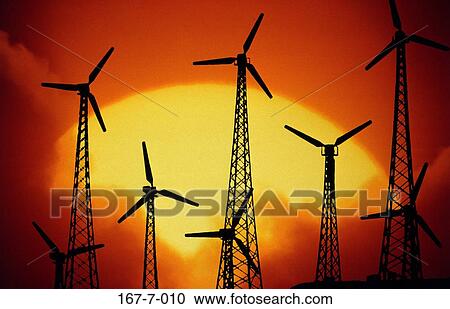 Resource, Spinning, Wind, High, Power, Turbines, Industry View Large Photo Image Stock Image - Resource, Spinning, Wind, High, Power, Turbines, Industry. Fotosearch