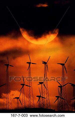 Sunset, Tech, Power, Technology, Resource, Vane, Source View Large Photo Image Stock Image - Sunset, Tech, Power, Technology, Resource, Vane, Source. Fotosearch