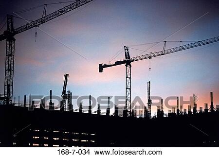 Day, Crane, Construction, Equipment, Industrial, Industry, Construction View Large Photo Image Picture - Day, Crane, Construction, Equipment, Industrial, Industry, Construction. Fotosearch