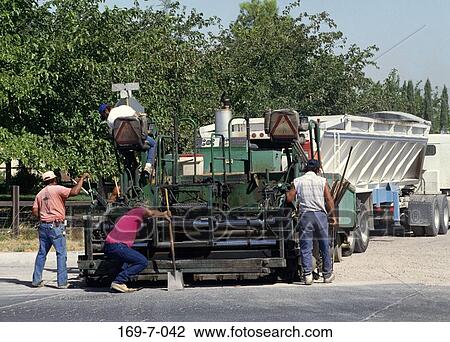 Stock Image - Equipment, Working, Commercial, Site, Macinery, Worker, Workers. Fotosearch