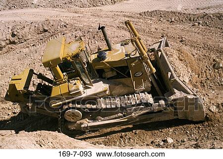Stock Image - Machinery, Equipment, Construction, Digging, Dirt, Outdoors, Moving. Fotosearch