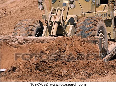 Outside, Earth, Work, Moving, Earth, Working, Mover View Large Photo Image Stock Image - Outside, Earth, Work, Moving, Earth, Working, Mover. Fotosearch