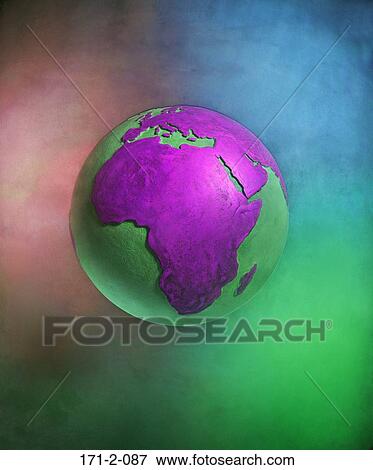 Stock Photo - Continents, Global, World, World, Sphere, Globes, Globes. Fotosearch