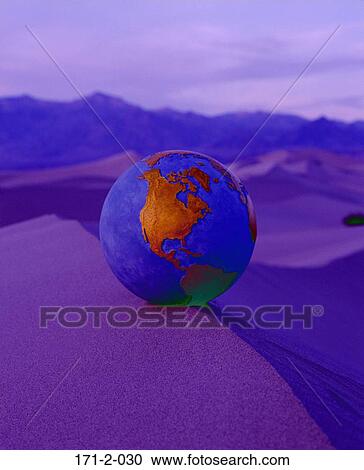 Stock Image - Continents, Map, Globes, Global, International, World, Planet. Fotosearch