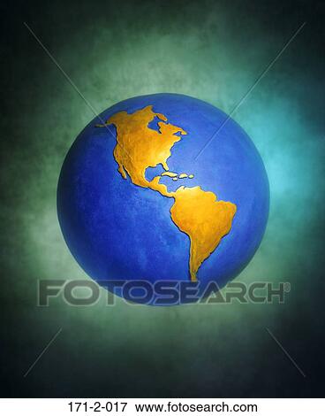 Globe, Continents, Globes, Sphere, Planet, Global, World View Large Photo Image Stock Photo - Globe, Continents, Globes, Sphere, Planet, Global, World. Fotosearch