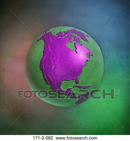 Stock Image - Globes, Earth, International, Globe, Map, World, Global. Fotosearch