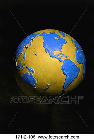 Stock Photograph - World, Earth, Continents, International, Global, Globes, Sphere. Fotosearch