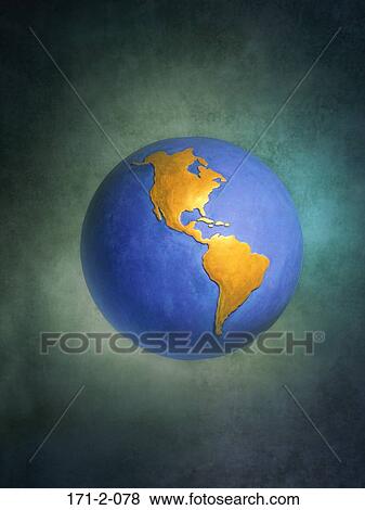 Stock Photo - World, Globes, Global, World, International, Map, Globes. Fotosearch