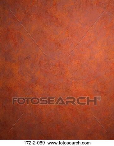 Stock Photo - Orange, Mottled, Pattern, Textured, Painted, Red, Abstract. Fotosearch