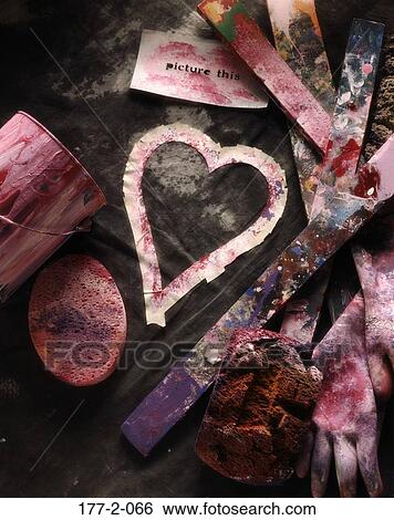 Heart, Romantic, Flowers, Art, Romance, Paint View Large Photo Image Stock Photograph - Heart, Romantic, Flowers, Art, Romance, Paint. Fotosearch
