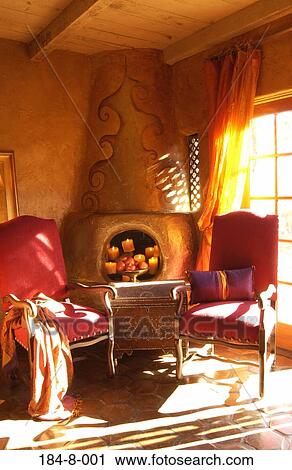 Dwelling, Indoors, We, Light, Pillow, Interior View Large Photo Image Stock Image - Dwelling, Indoors, We, Light, Pillow, Interior. Fotosearch