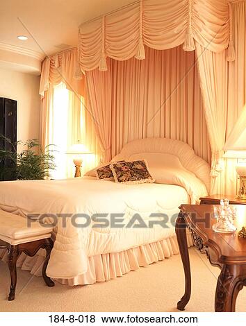 Window, Spaces, Furnishing, Bedstand, Upscale, Lamp View Large Photo Image Stock Photo - Window, Spaces, Furnishing, Bedstand, Upscale, Lamp. Fotosearch
