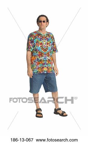 Stock Photo - Male, Sunglasses, Cool, Character, Dye, Camera. Fotosearch