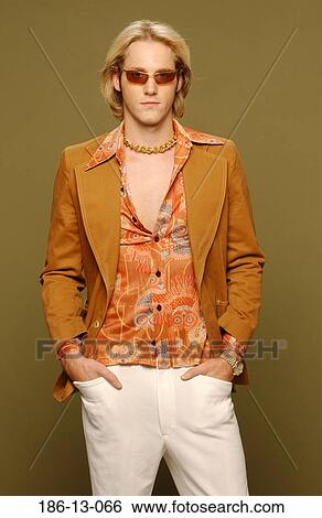 Stock Photograph - Untypical, Disco, Determined, Camera, Individuality. Fotosearch