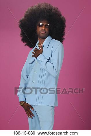Stock Image - Untypical, Waist, Camera, Portrait, Male. Fotosearch
