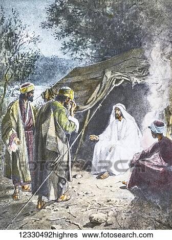 A hand coloured magic lantern slide circa 1900. Series The life of jesus of Nazareth. Our Lords first desciples. John the Baptist had pointed out Our Lord to his followers as the Lamb of God... And the two disciples heard him speak, and they followed... View Large Photo Image Stock Photograph - A hand coloured magic lantern slide circa 1900. Series The life of jesus of Nazareth. Our Lords first desciples. John the Baptist had pointed out Our Lord to his followers as the Lamb of God... And the two disciples heard him speak, and they followed.... Fotosearch