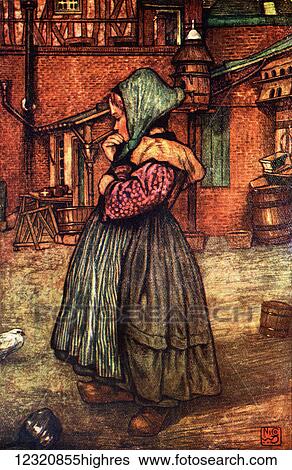 A Peasant Child of Normandy. Colour illustration from the book France by Gordon Home published 1918 View Large Photo Image Stock Photograph - A Peasant Child of Normandy. Colour illustration from the book France by Gordon Home published 1918. Fotosearch