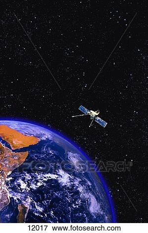 Stock Photo - A satellite. Fotosearch