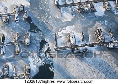 Aerial view of the Homer small boat harbor, Southcentral Alaska, USA View Large Photo Image Stock Photograph - Aerial view of the Homer small boat harbor, Southcentral Alaska, USA. Fotosearch