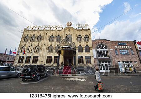 Stock Photograph - Alexandrapol Hotel; Gyumri, Shirak Province, Armenia. Fotosearch