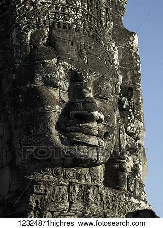 Angkor Thom, Angkor Archeological Park; Krong Siem Reap, Siem Reap Province, Cambodia View Large Photo Image Stock Photograph - Angkor Thom, Angkor Archeological Park; Krong Siem Reap, Siem Reap Province, Cambodia. Fotosearch