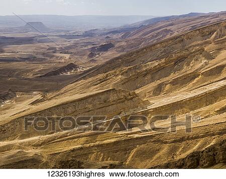Arid and barren landscape in the Arava valley, Negev Desert; Har Hanegev Hatzfoni, South District, Israel View Large Photo Image Stock Photograph - Arid and barren landscape in the Arava valley, Negev Desert; Har Hanegev Hatzfoni, South District, Israel. Fotosearch