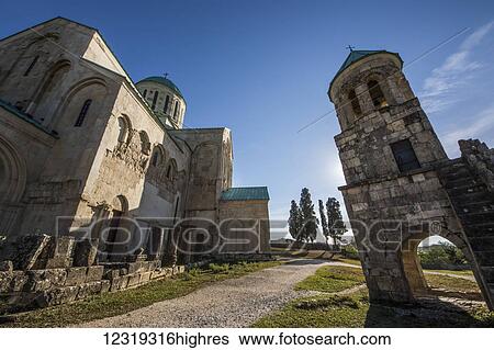 Bagrati Cathedral and bell tower; Kutaisi, Imereti, Georgia View Large Photo Image Stock Photograph - Bagrati Cathedral and bell tower; Kutaisi, Imereti, Georgia. Fotosearch