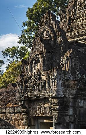 Stock Photograph - Banteay Samre Temple, a Hindu temple in the Angkor Wat style; Siem Reap Province, Cambodia. Fotosearch