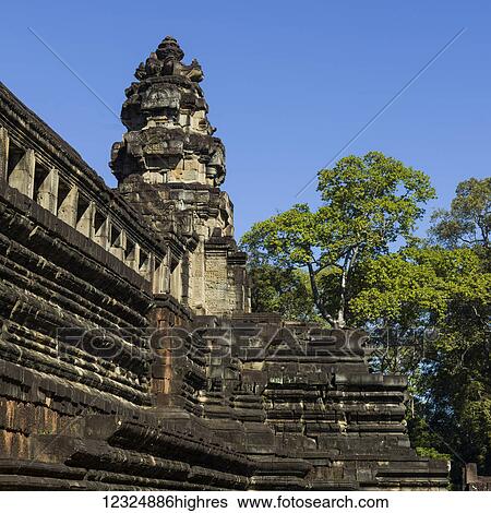 Stock Photograph - Baphuon, Angkor Thom; Krong Siem Reap, Siem Reap Province, Cambodia. Fotosearch