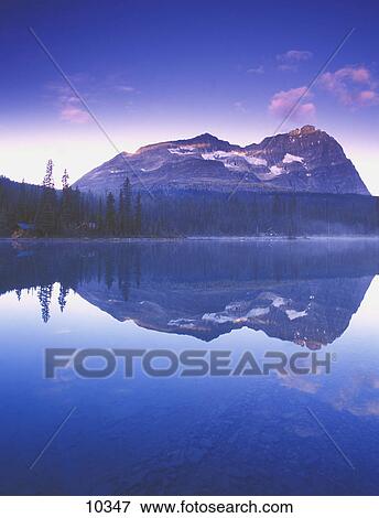 Stock Photo - Beautiful lake and mountain view. Fotosearch