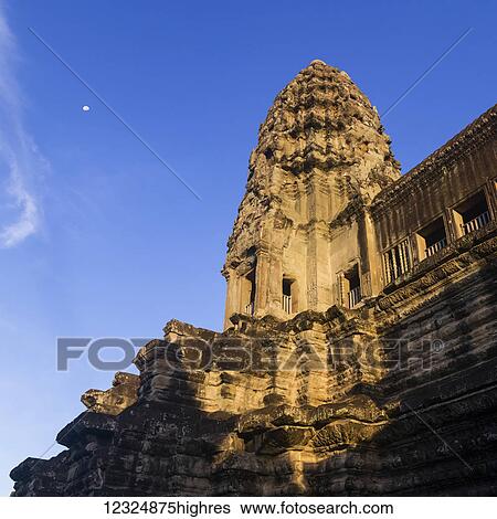 Buddhist temple, Angkor Wat; Krong Siem Reap, Siem Reap Province, Cambodia View Large Photo Image Stock Photograph - Buddhist temple, Angkor Wat; Krong Siem Reap, Siem Reap Province, Cambodia. Fotosearch