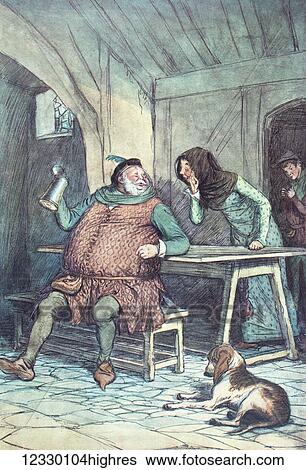 Charles Dickens. The Merry Wives of Windsor. Illustration by Hugh Thompson London 1910. Marry, this is the short and long of it. Old lady whispers to man in pub. Fat man drining from goblet listening to whisper in his ear. View Large Photo Image Stock Photograph - Charles Dickens. The Merry Wives of Windsor. Illustration by Hugh Thompson London 1910. Marry, this is the short and long of it. Old lady whispers to man in pub. Fat man drining from goblet listening to whisper in his ear.. Fotosearch
