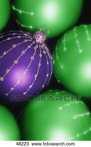 Stock Image - Christmas tree decorations. Fotosearch
