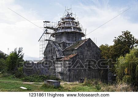 Church of the Holy Redeemer (Amenaprkich) at Sanahin Monastery; Lori Province, Armenia View Large Photo Image Stock Photograph - Church of the Holy Redeemer (Amenaprkich) at Sanahin Monastery; Lori Province, Armenia. Fotosearch