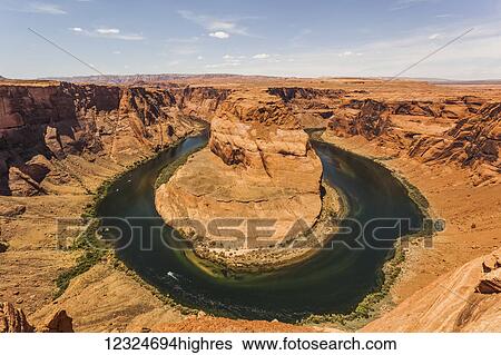 Colorado River, Horseshoe Bend; Arizona, United States of America View Large Photo Image Stock Photograph - Colorado River, Horseshoe Bend; Arizona, United States of America. Fotosearch