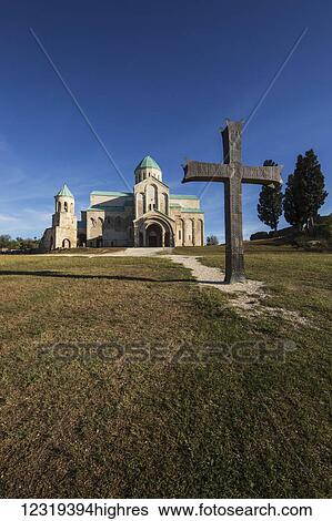Cross by Bagrati Cathedral; Kutaisi, Imereti, Georgia View Large Photo Image Stock Photograph - Cross by Bagrati Cathedral; Kutaisi, Imereti, Georgia. Fotosearch