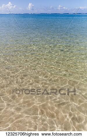Crystal clear water over a sandbar; Honolulu, Oahu, Hawaii, United States of America View Large Photo Image Stock Photograph - Crystal clear water over a sandbar; Honolulu, Oahu, Hawaii, United States of America. Fotosearch