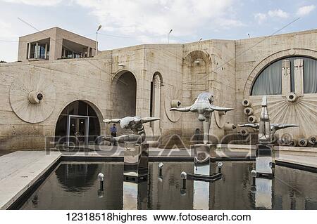 Stock Photograph - Divers, sculpture by David Martin, on display at the Cafesjian Museum of Art in the Yerevan Cascade; Yerevan, Armenia. Fotosearch