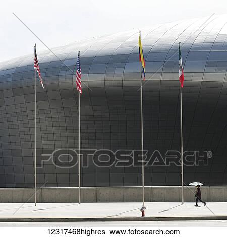 Stock Photograph - Dongdaemun Design Plaza; Seoul, South Korea. Fotosearch