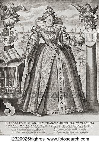 Elizabeth I, 1533 to 1603. Elizabeth depicted in 1596. Queen of England and Ireland. From the book Elizabeth and Essex by Lytton Strachey published 1928. View Large Photo Image Stock Photograph - Elizabeth I, 1533 to 1603. Elizabeth depicted in 1596. Queen of England and Ireland. From the book Elizabeth and Essex by Lytton Strachey published 1928.. Fotosearch