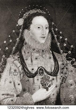 Elizabeth I, 1533 to 1603. Queen of England and Ireland. From the book Elizabeth and Essex by Lytton Strachey published 1928. View Large Photo Image Stock Photograph - Elizabeth I, 1533 to 1603. Queen of England and Ireland. From the book Elizabeth and Essex by Lytton Strachey published 1928.. Fotosearch