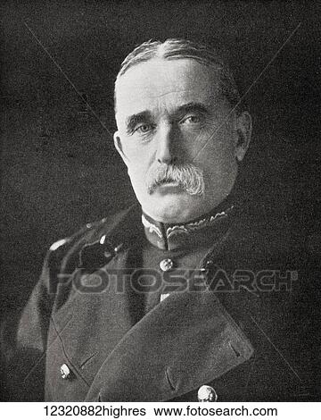 Stock Photograph - Field Marshal John Denton Pinkstone French, 1st Earl of Ypres, 1852 - 1925. British officer serving as the first Commander-in-Chief of the British Expeditionary Force, World War I. From the magazine Twenty Years After The Battlefields of 1914-1918.... Fotosearch