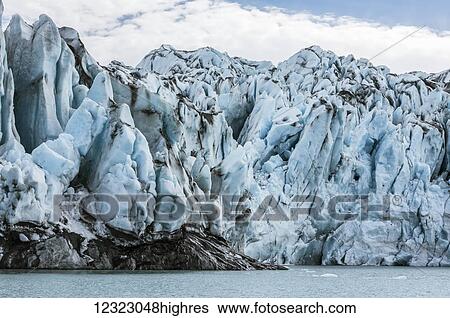 Front face of Colony Glacier, South-central Alaska; Alaska, United States of America View Large Photo Image Stock Photograph - Front face of Colony Glacier, South-central Alaska; Alaska, United States of America. Fotosearch